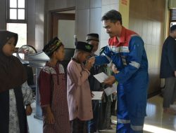Do’a Bersama dan Santunan Anak Yatim Iringi Pekerjaan Turn Around Pertamina RU VI Balongan