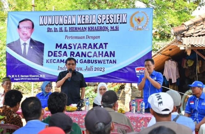 
 Anggota DPR RI dari Fraksi Partai Demokrat, Dr. E. Herman Khaeron. MSi atau Kang Hero Gelar Reses di  Desa Rancahan dan Sumberjaya atau Dapil V Indramayu