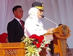 Upacara Dirgahayu RI ke 78 Berlangsung Hidmat, Bupati Nina Agustina Sampaikan Prestasi Indramayu di Kancah Nasional