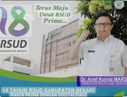 Media Kreator Jabar Mengucapkan Selamat HUT Ke 18 RSUD Kabupaten Bekasi, dan Suport untuk Pelayanan Semakin Prima