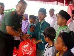 Makodim 0616 Indramayu dan Alfamart, Salurkan Paket Sembako Pada Acara Launching HPN 2024