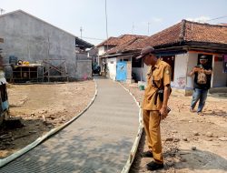 Gabus Wetan Dibawah Kepemimpinan Pj Kuwu Suherman Bangun Jalan Desa dan Jalan Gang