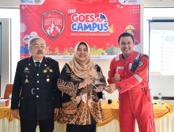 Gelar Goes to Campus, Pertamina RU VI kenalkan Alat Pemadam di Kilang Balongan
