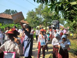 Hari Anak Nasional UPTD SDN 4 Sukaslamet Kroya Menyelenggarakan Pawai Dengan Tema Stop Buliying