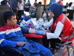 Kesadaran Meningkat, 343 Kantong Darah berhasil Dikumpulkan dari Kilang Pertamina Balongan