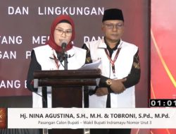 Nina Agustina Closing Statmen Debat Pilkada Indtamayu Bertekad Lanjutkan Keberhasilan Pembangunan dan Prestasi