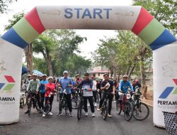 Gowes 18 KM, GM dan Perwira Kilang Balongan Budayakan Hidup Sehat
