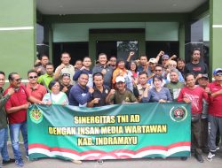 Olahraga hingga Diskusi, Sinergitas Dandim 0616 Indramayu Pererat Hubungan TNI dan Media