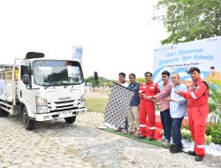 Kilang Balongan Hibahkan 4 Ekor Rusa Timor ke Pangandaran