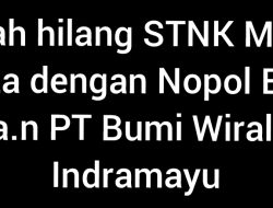 IKLAN KEHILANGAN