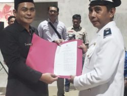 Pj Kuwu Desa Sidamulya di Jabat H. Aco Sudiarto, MKM., MM