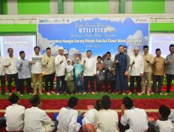 Terkumpul 119 Juta Rupiah, Perwira Kilang Balongan santuni 220 Anak Yatim dan Bantu Bangun Mushola