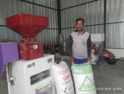 Poktan Srijaya 4 Ikuti Pelatihan dan Uji Coba Operasional Rice Milling Unit Sri Jaya Sukses Abadi Sukamelang