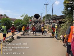 Betonisasi Jalan Antar Kecamatan, Dapat Membangkitkan Ekonomi Kerakyatan