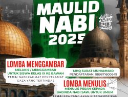 Batas Pendaftaran Lomba Menggambar dan Menulis  Semarak Maulid Nabi 2025 Diperpanjang hingga 23 September 2025
