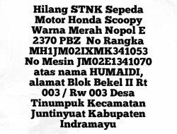 IKLAN KEHILANGAN STNK