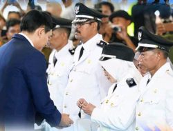 Bupati Indramayu Lucky Hakim Lantik 138 Kuwu Masa Bakti 2026-2034