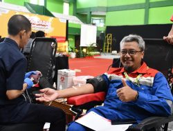 Jaga Ribuan Senyum Keluarga, Ratusan Perwira Pertamina Patra Niaga Kilang Balongan Donorkan Darah