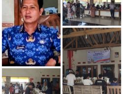 Pembagian Bantuan Pangan Beras dan Minyak Goreng Secara Serentak pada 11 Desa di Wilayah Kecamatan Krangkeng Berjalan Lancar dan Tertib