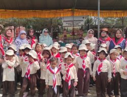 HIMPAUDI Kecamatan Balongan Indramayu Gelar Upacara Pramuka Prasiaga