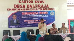 Kabupaten Indramayu Sebagai Salah Satu Lumbung Padi Nasional Menjadi Perhatian Khusus Dalam Reses Kang Hero. 